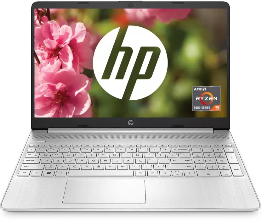 HP Laptop 15s, AMD Ryzen 5 5500U, 15.6-inch (39.6 cm), FHD, 8GB DDR4, 512GB SSD, AMD Radeon Graphics, Thin & Light, Dual Speakers (Win 11, MSO 2021, Silver, 1.69 kg), eq2223AU HP Laptop 15s, AMD Ryzen 5 5500U, 15.6-inch (39.6 cm), FHD, 8GB DDR4, 512GB SSD, AMD Radeon Graphics, Thin & Light, Dual Speakers (Win 11, MSO 2021, Silver, 1.69 kg), eq2223AU
