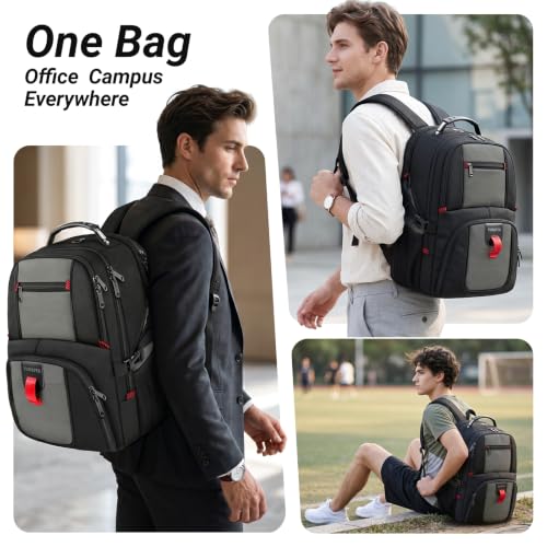Image of YOREPEK Large Laptop Backpack for Men, Heavy Duty Travel Backpack