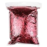 200 grammi di PP cestello brandelli e fili di coriandoli grattugiati per confezioni regalo fai da te e riempimento cestello (rosso)