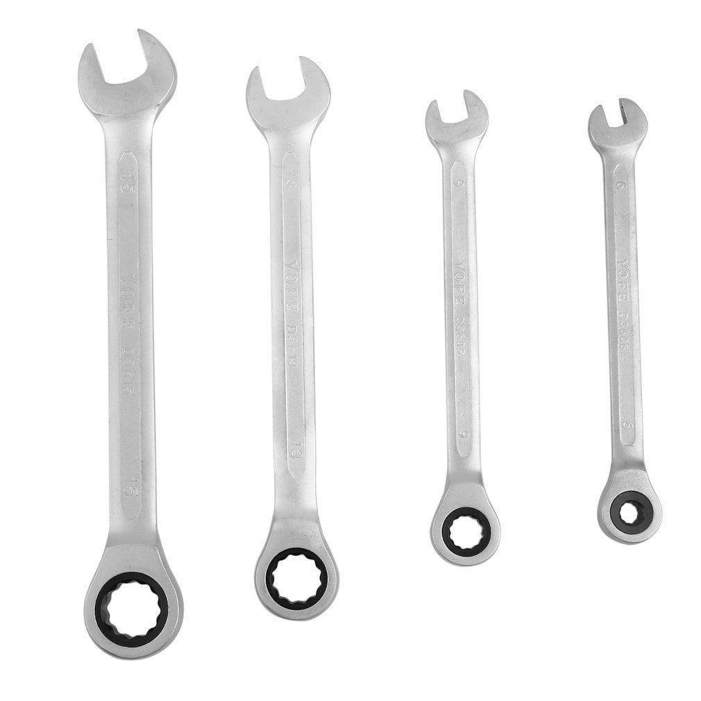 Juego de llaves de carraca SENDERPICK, juego de llaves combinadas de carraca con 22 piezas, llave de carraca flexible con funda de transporte