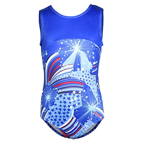 DYNWAVE Roupa de Malha Sem Mangas para Meninas Garotas de Ginástica E Dança de Balé de 4 a 14 Anos -