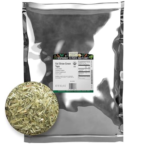 Frontier Co-op Organic Cut & Sifted Oatstraw Green
