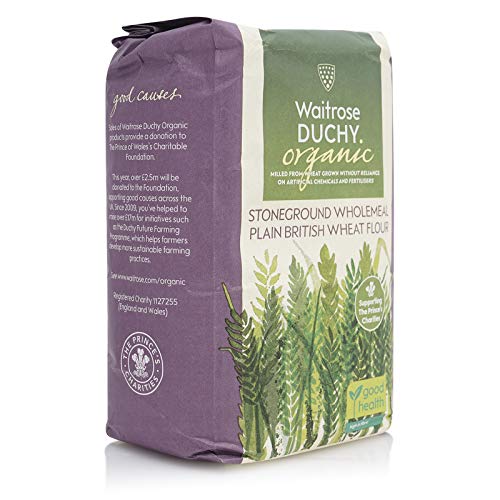 Waitrose Duchy Organic Stoneground Plain Wholemeal Flour 1.5kg image 4