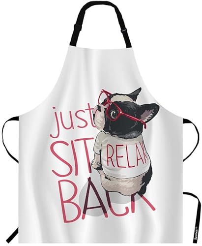 Miniatura 6 de Beabes Delantal de cocina Delantal de cocina Delantales de cocina Restaurante Chef Limpieza del hogar Servicio