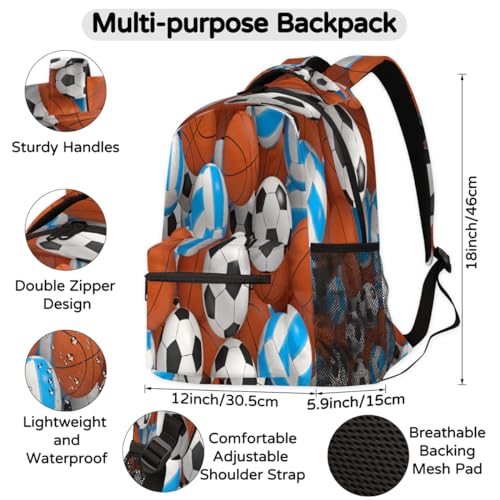 Sac à dos décontracté pour ordinateur portable 3D afin de soulager le dos