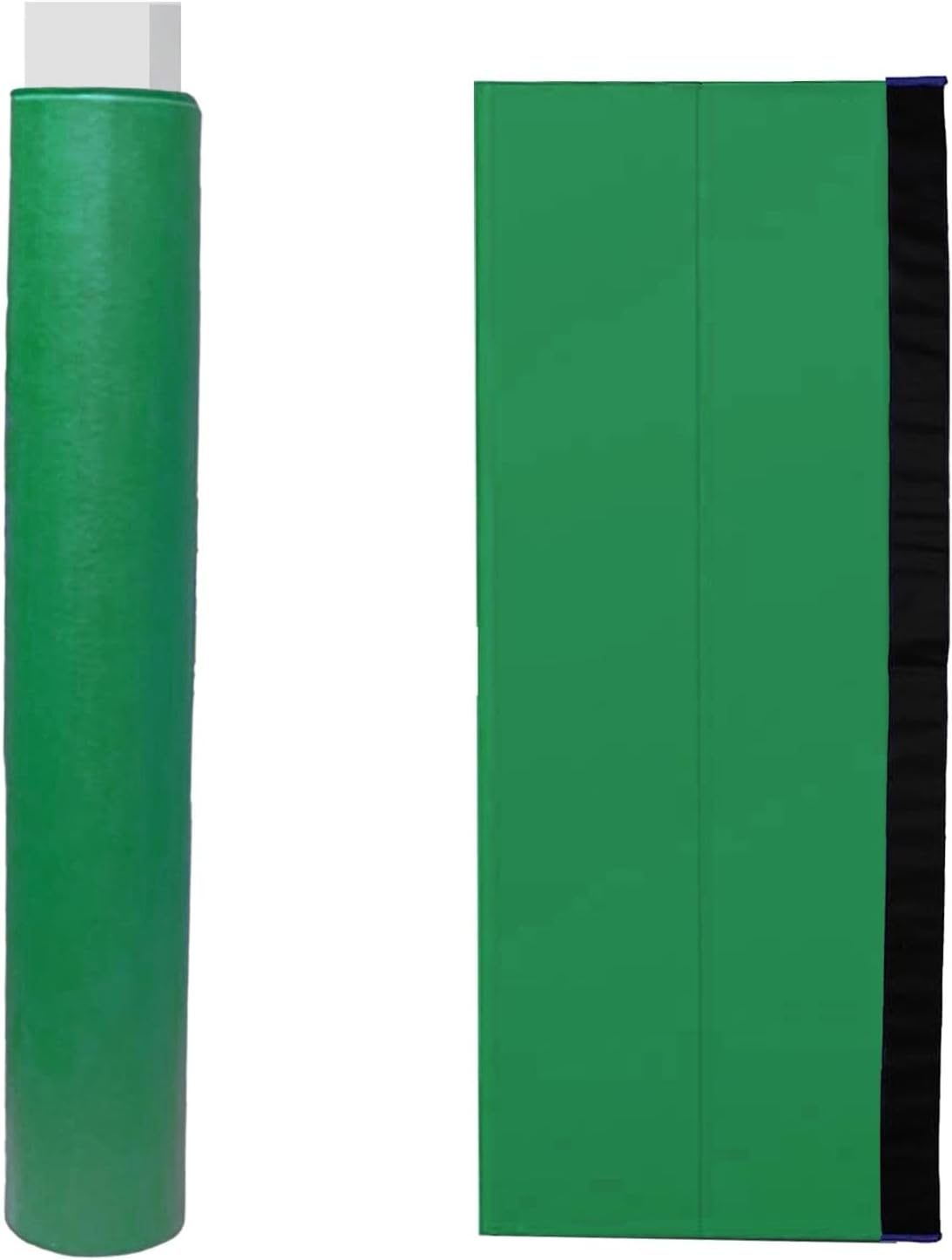 Outdoor Basketball Pole Pad Heavy Duty Weatherproof Goal Post Padding, Wrap Around Basketball Pole Protector, Square and Round Hoop Pad for Driveway or Backyard Use
