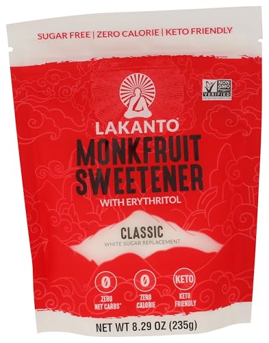 Lakanto, Sweetener Monkfruit Classic, 8.29 Ounce
