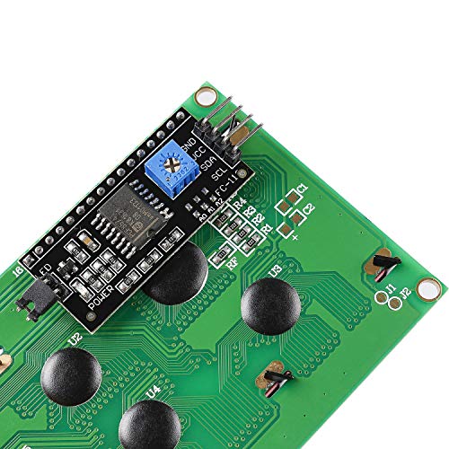 Image of SunFounder IIC I2C TWI Serial 2004 20x4 LCD Module Shield Compatible with Arduino R3 MEGA (IIC 2004)