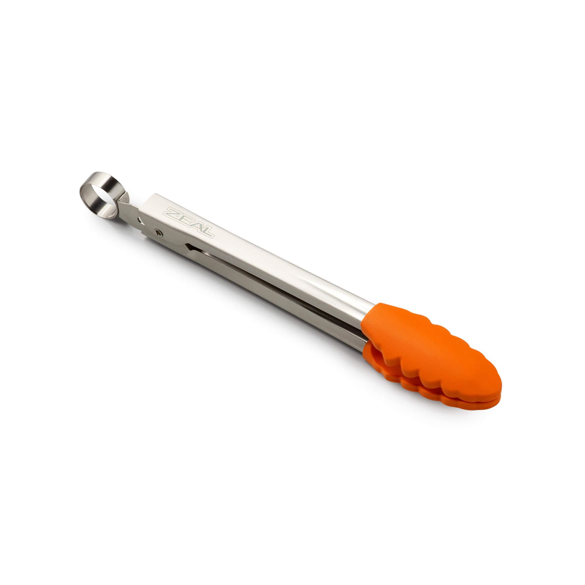 Zeal Silicone Mini Kitchen Cooking Tongs with Stainless Steel Handle, Perfect for Cooking Grilling, BBQ, Air Fryer, and More