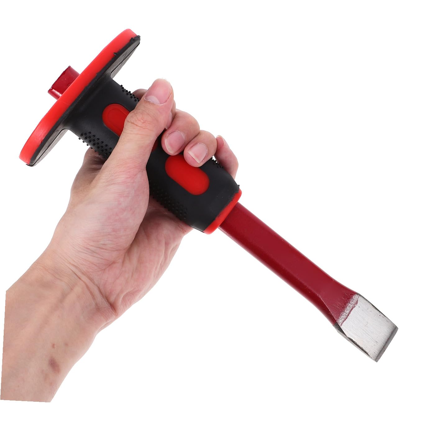 Set di Scalpelli per Muratura 2 Pezzi 250mm in Acciaio Cromo-vanadio Protezione Mano e Tagli Precisi per Demolizione e Lavorazioni Edili