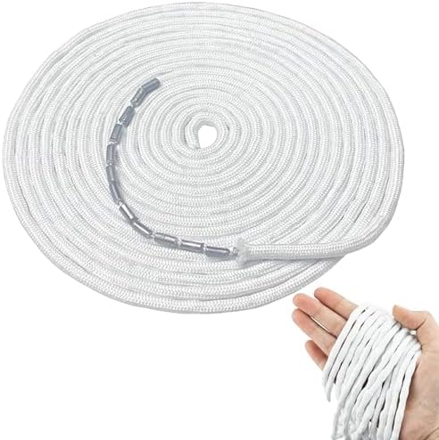 Bleiband Für Gardinen 10m - Vorhang Beschwerer 30g/m Für Perfekte Falten