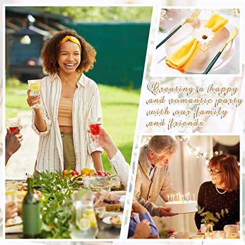 Flower Napkin Rings Acrylic Napkin Holder For Cloth Napkins Flower Bud Square Napkin Ring Clear Napkin Holders Bud Vase Combo For Table Parties, 1.77 X 1.97 Inch (24 Pcs) #TOP5