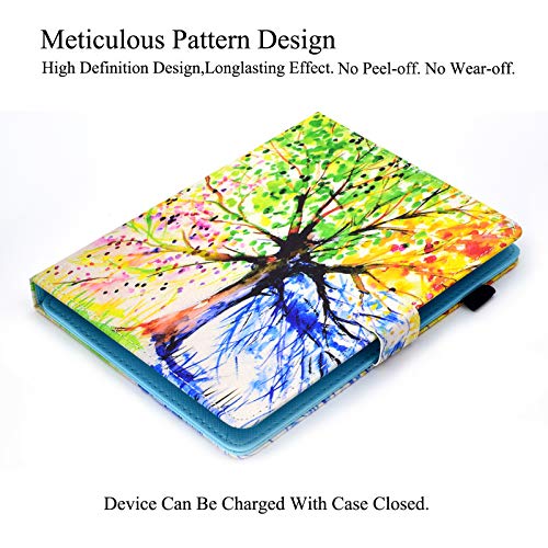 Universal Case For 7.0 Inch Tablet, Artyond Multi-Angle Viewing Stand With Card Slots Case For 6.8 Inch Kindle Paperwhite 2021/Kindle Fire 7 2015-2022/Fire Hdx7 And More 7 Inch Tablet, Colorful #TOP5