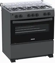 Fogao A Gas Picasso 6 Q Giii Grafite Gas Glp