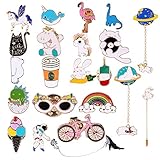 【Geeignete Anlässe】: Ideal für verschiedene Kleidungsstücke wie Revers, Röcke, Kleid, Anzug, Pullover, Hemden, Jeans, Kragen, Blusen, Jacken, Schals, Mützen, Taschen, Rucksäcke usw. im täglichen Leben.