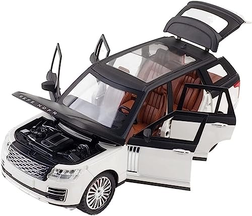Image of Kids Toy car Diecast Metal Car 1:24 Refender Toy for Kids Zinc Alloy Pull Back Metal Cars with 4 Openable Doors Light and Musical Sound (Multi)