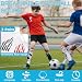 Zuimei 3 Pairs Kids Football Socks, Breathable Soccer Sock Long Football Socks Non Slip Sports Socks for Running Training Hockey Birthday Present Girls Boys Childrens