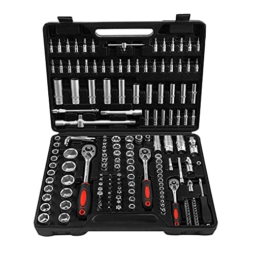 Amazon.co.jp: 171 個のソケットレンチセット クロムバナジウム鋼