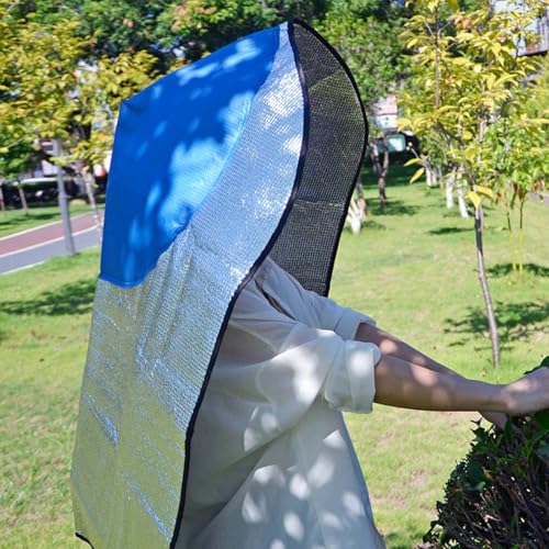 Chapeau de pluie à large bord imperméable et cape de protection nuque - 5