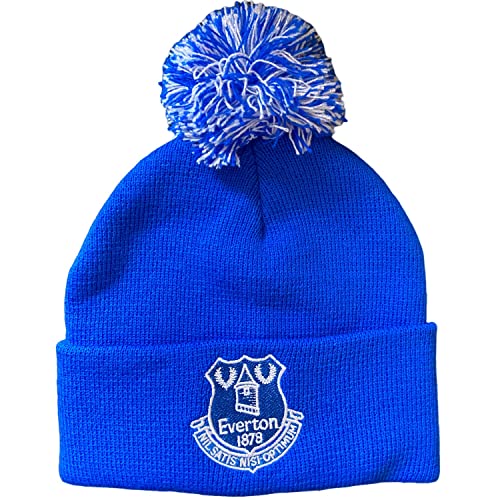 Everton Official Junior Bobble Hat Royal