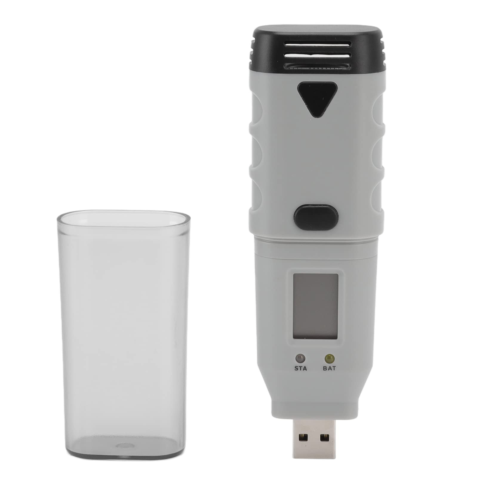 Tnfeeon Termometro Digitale Portatile per Temperatura, Allarme LED a Due Misuratore Portatile di Misurazione dell'umidità della Temperatura per il Monitor della Stanza dei Bambini dei Rettili della