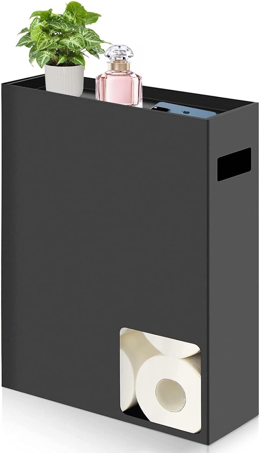 Toilet Paper Storage Organizer, Toilet Paper Holder Dispenser, 12 Rolls ...