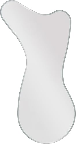 Miniatura 2 de BST FURNH - Diseño único de espejos en forma de ballenas, espejo de longitud completa de 47x23 pulgadas, espejo montado en la pared, espejo alto de