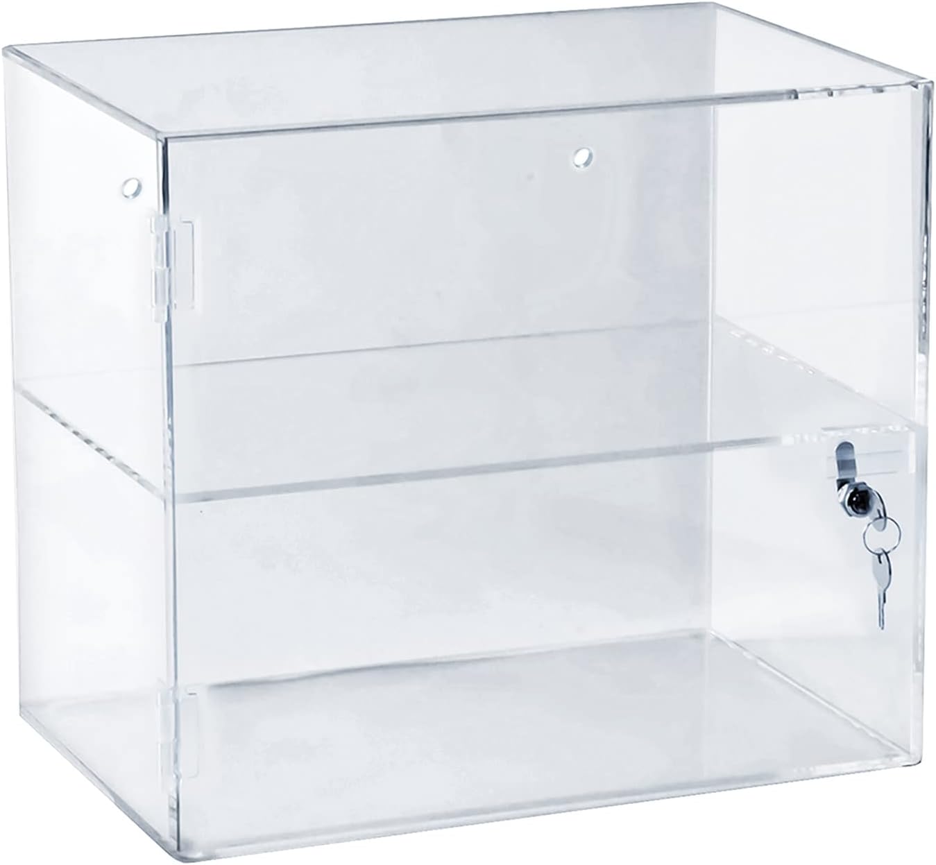 Azar Displays 255400 Clear Acrylic Lockbox Countertop Display, Clear