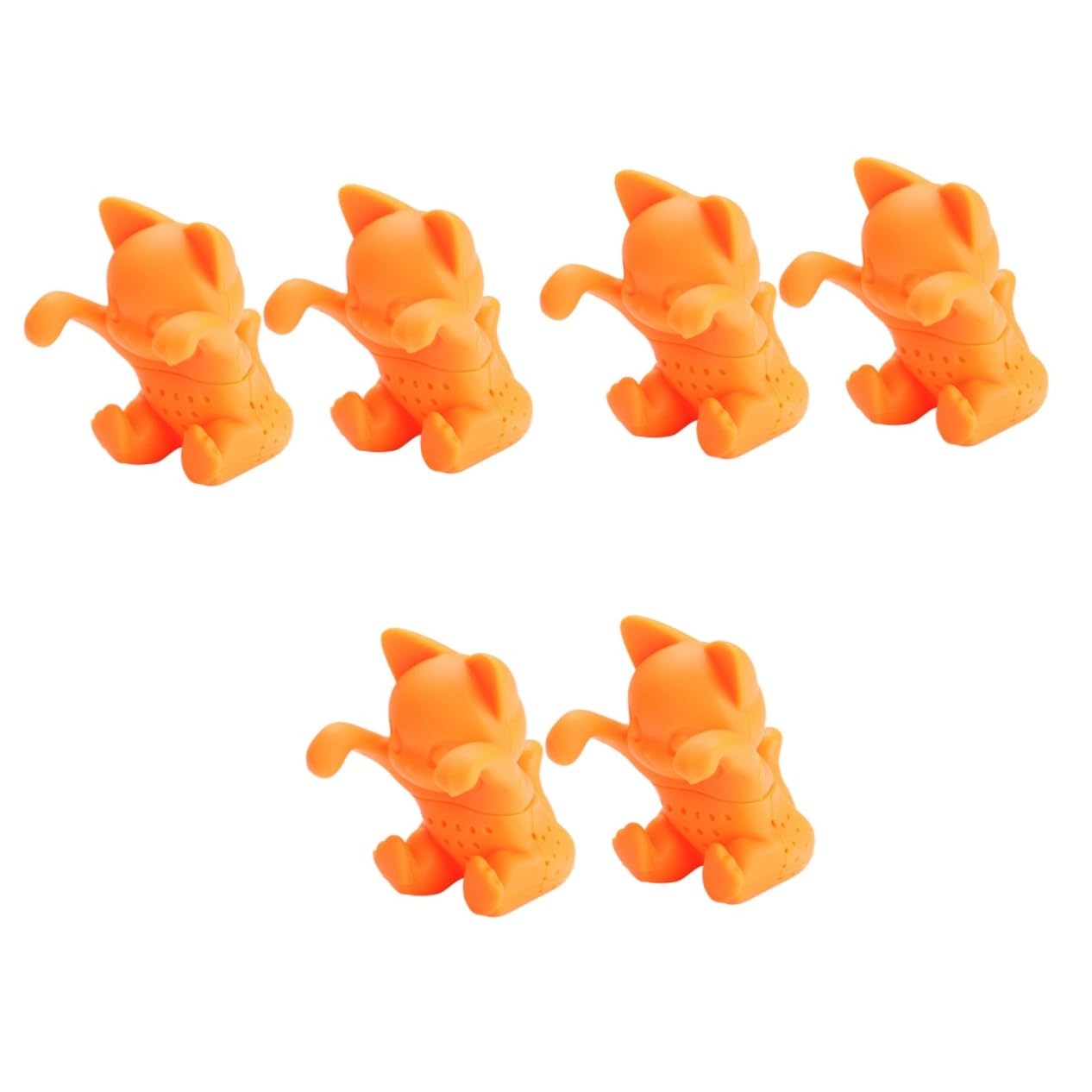 DECHOUS Lot De 3 Infuseurs À Thé En Silicone En Forme Danimaux 2 Pièces X 3