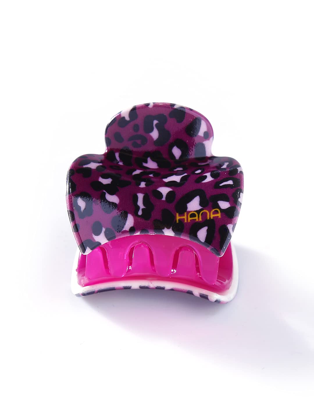 6pc Leopard Print Hair Claw Clip Set, Soft Touch Accessories