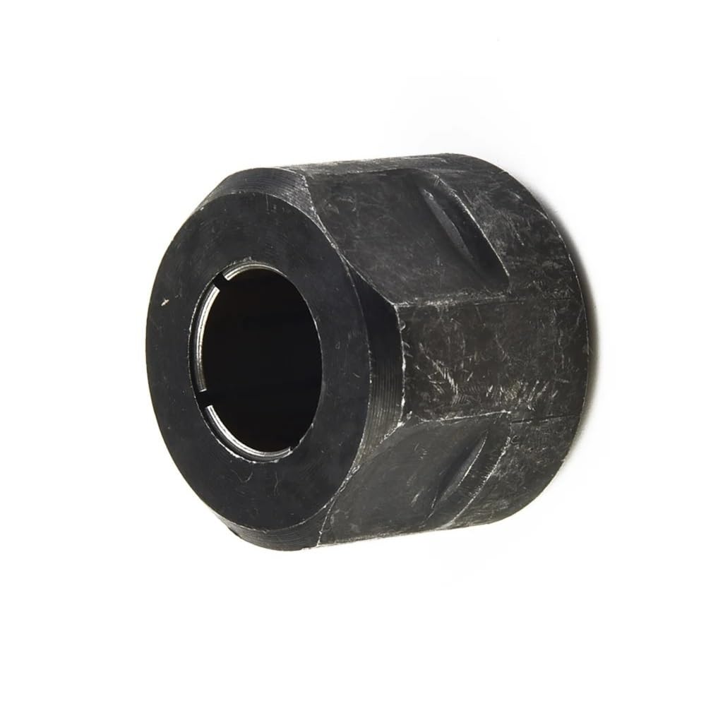 1pc Metal Collet Clamping Nut 20mm x 27mm - High Precision Black Chuck Nut for CNC Machine Tools