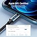 OPSO Lightning to 3.5mm Adapter, [ MFi Certified] iPhone Headphone Jack Adapter Lightning to Aux Audio Dongle Cable Compatible with iPhone 13/12 Mini/12 Pro/11/11 Pro/11 Pro Max/SE/X XR XS 8 7