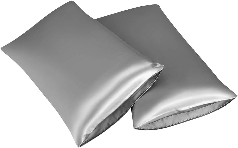 Satin Pillowcase, 2Pack Pillow Cases for Hair and Skin