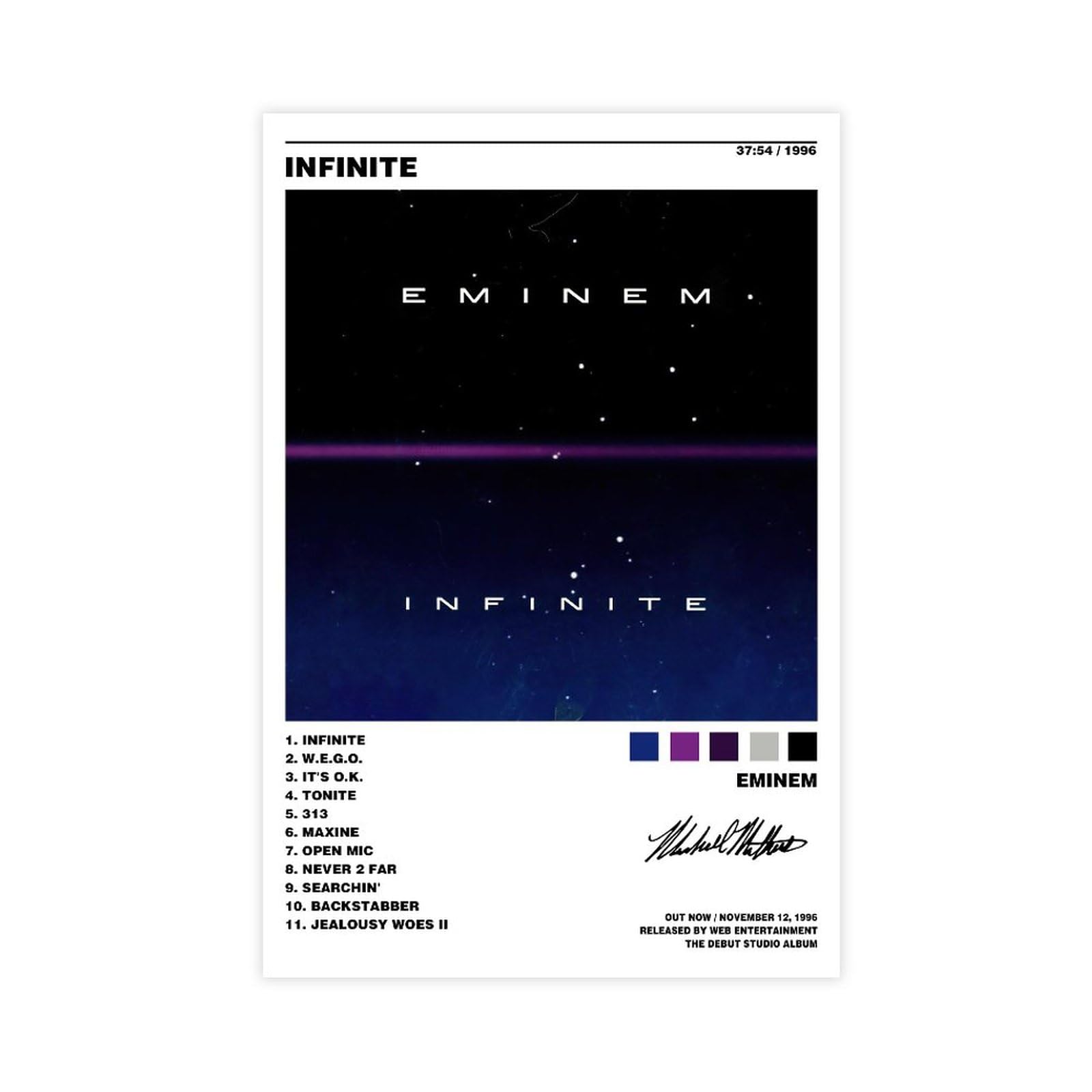 Eminem Infinite Tracklist