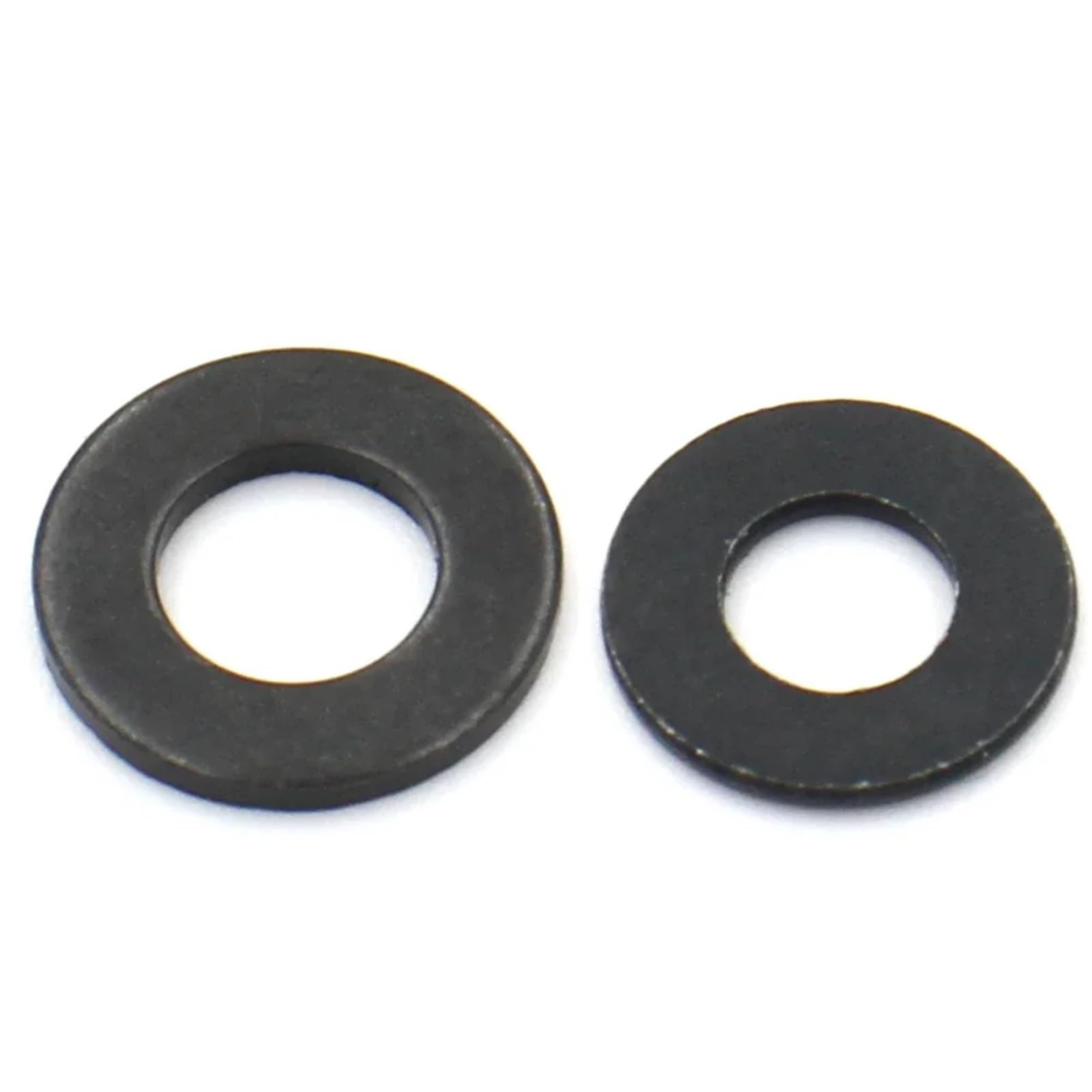 Arandelas Metalicas 1-100 Uds M2 .5 M3 M4 M5 M6 M8 M10 M12 M14 M16 M18 M20 M22-M45 arandela plana de acero al carbono negro junta plana DIN125(M18x56x4 x 2pcs)