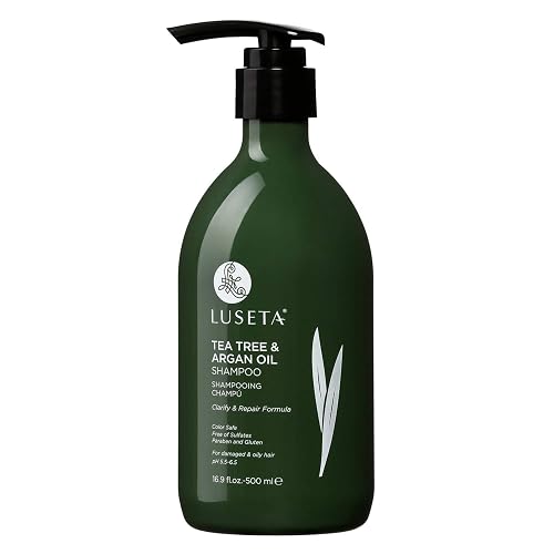 Luseta Tea Tree Shampoo with Argan Oil 16.9 Fl oz