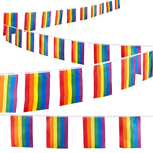 20 Drapeaux Multicolores En PVC - Bannière De Fête 20 Mètres - Pour Décoration Intérieur/extérieur, Anniversaire