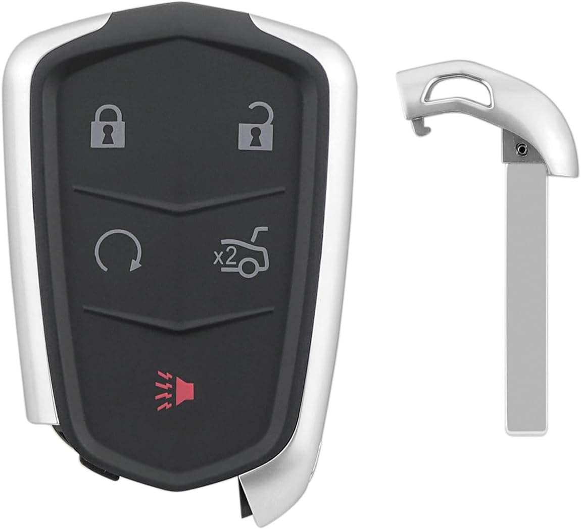 Key Fob Remote Replacement Fits for Cadillac ATS/CTS 2014-2017/Cadillac SRX/XTS/Escalade 2015 2016 2017 FCCID：（ HYQ2AB 315MHZ ） - Image 3