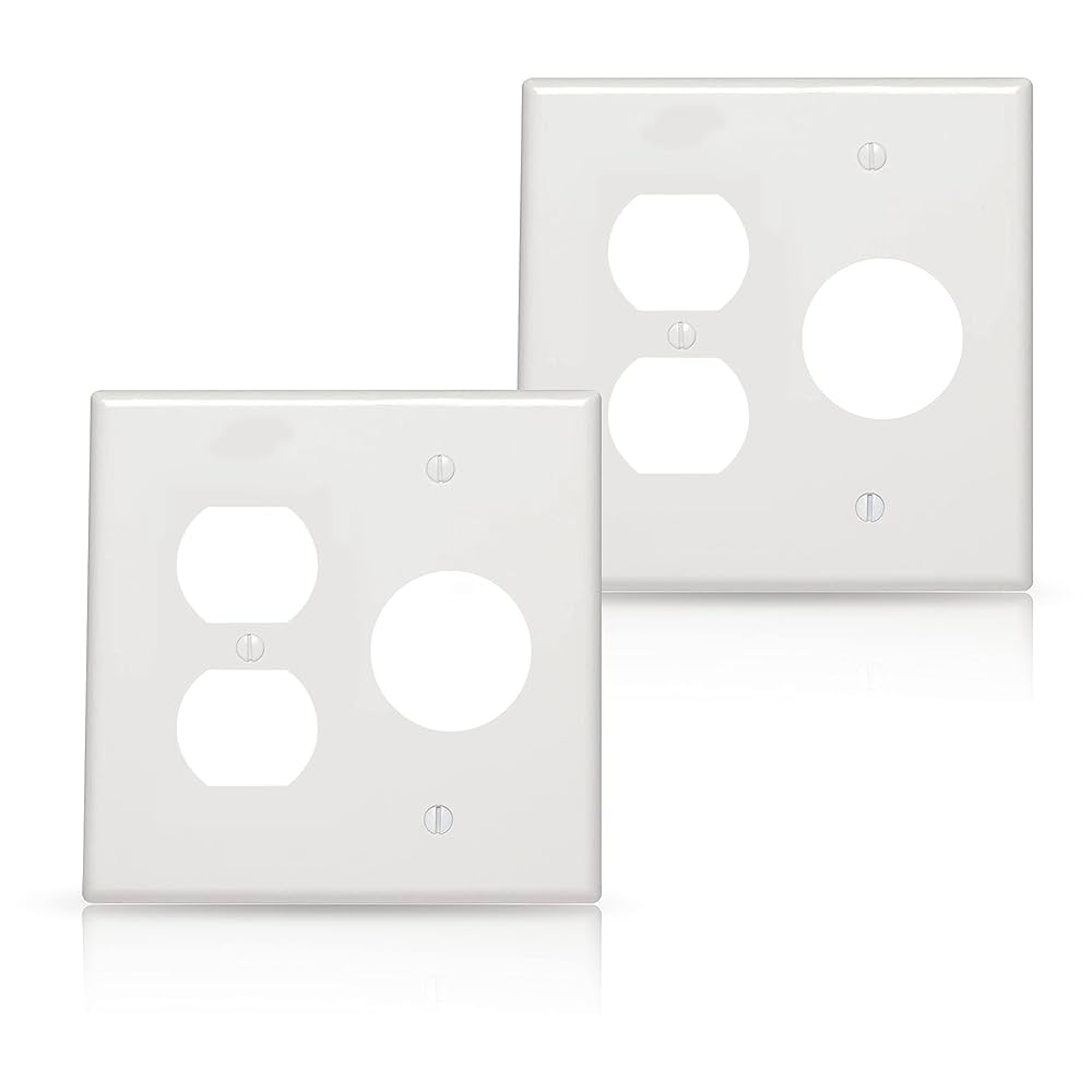 Bevelled Double Gang (4 Slot) Faceplate For 4 X Euro Modules - Black