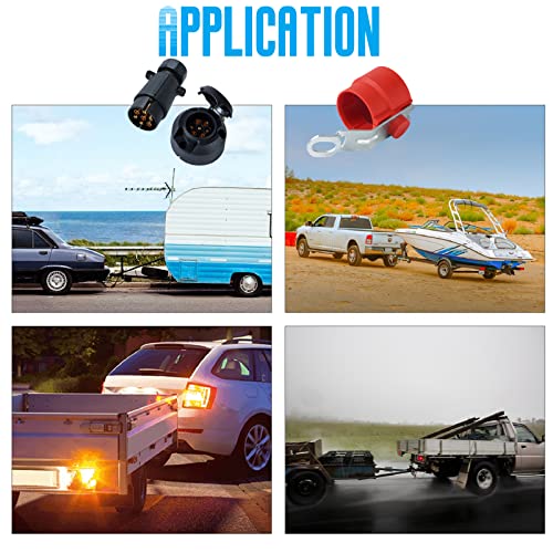 Woola Spina per rimorchio da 12 V a 7 pin