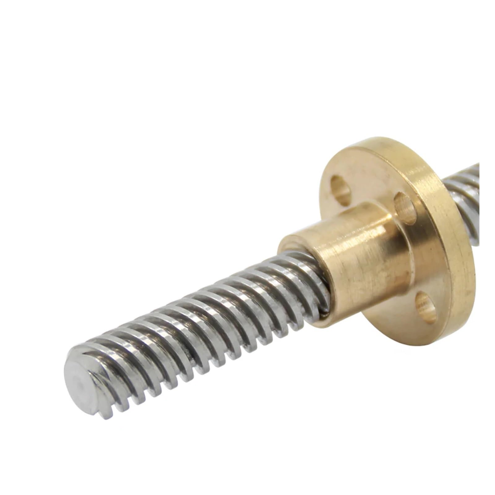 Metal Ball Screw nut 1pcs T8 Lead Screw Trapezoidal Rod Lead 14mm Length 100mm-1000mm with Copper Nuts(550mm)