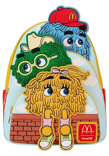 Loungefly McDonalds Vintage Fry Triple Pocket Mini Backpack