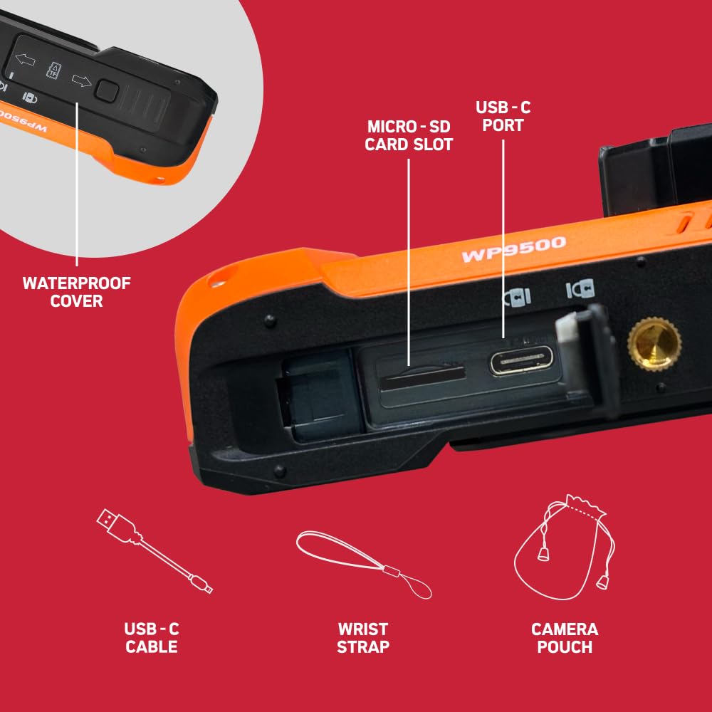 Agfaphoto Digital Camera Wp9500 Cmos W