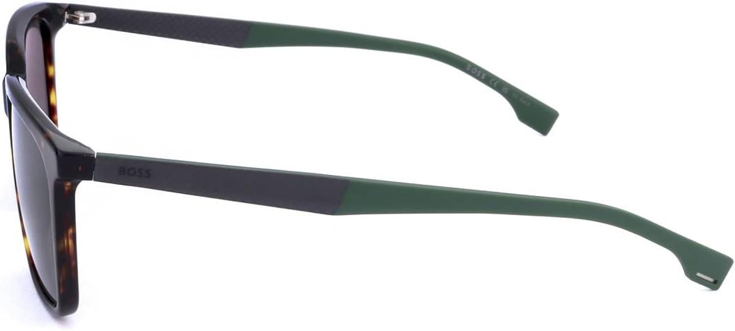 Boss Sunglasses in Havana Green with Grey AR coating