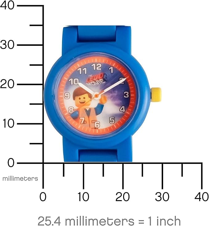Image of LEGO Unisex Child Quartz Multicolor Dial, Multicolour Band Watch, Analogue Classic Display and Plastic Strap
