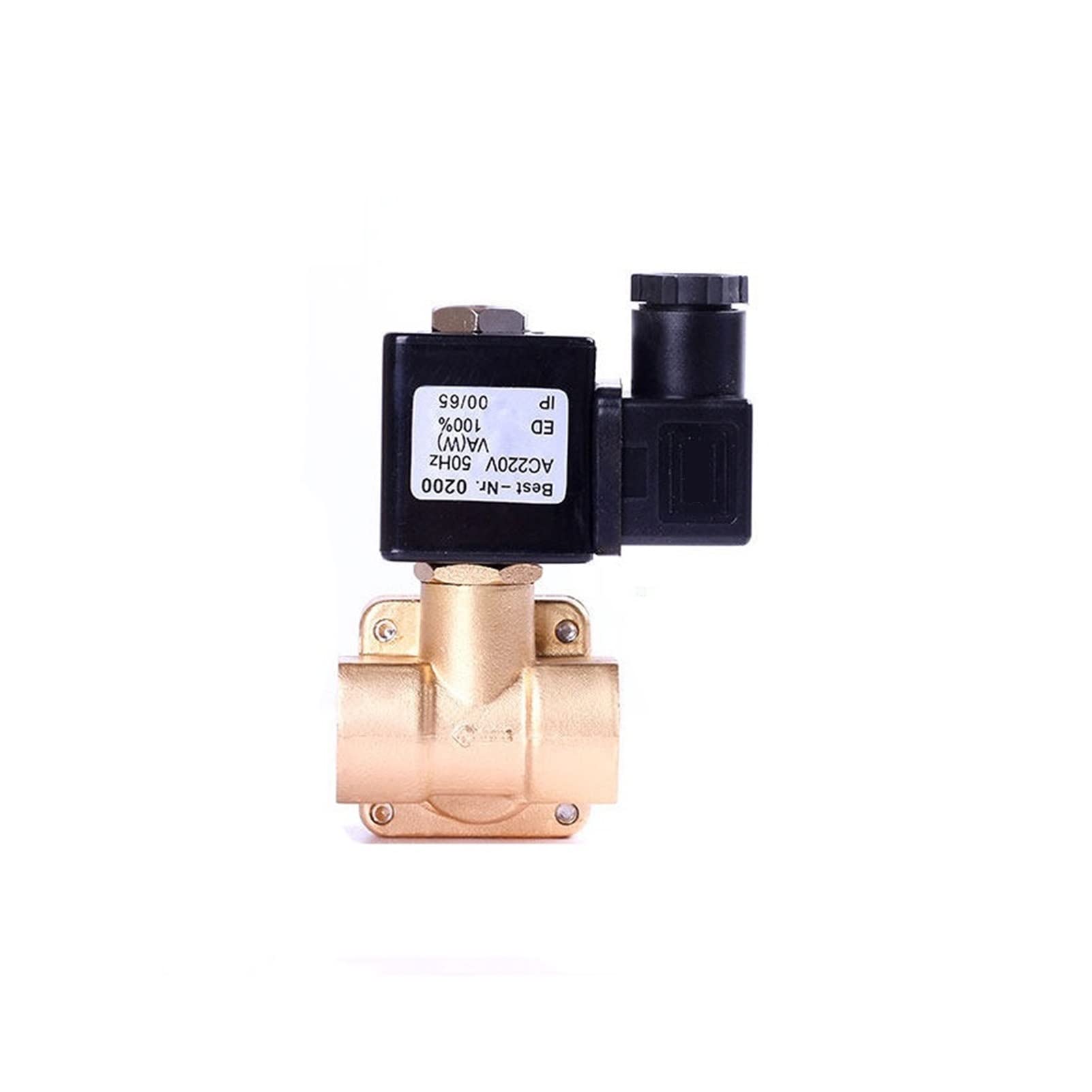 Youngran 1/4 "3/8" 1/2 "3/4" 1 "1-1/4" 1-1/2 "2" Alta presión 1.6MPA 0927 Normalmente válvula de solenoide solenoide de latón Normalmente válvula de solenoides piloto Leisurely