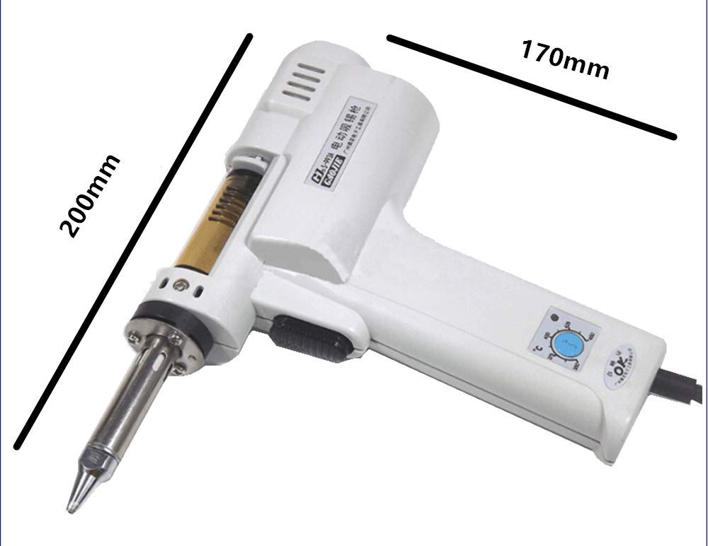 Huanyu Pistola desoldadora eléctrica S-993A, 100 W, bomba de soldadura al vacío, herramienta de soldadura de interferencia cero