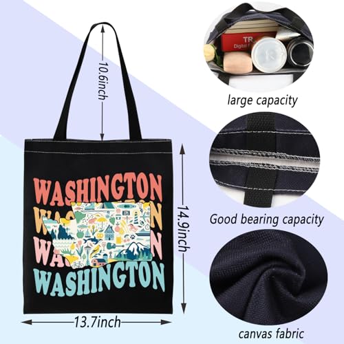 Bolsa Tote de Viaje Washington State Evergreen miniatura 3