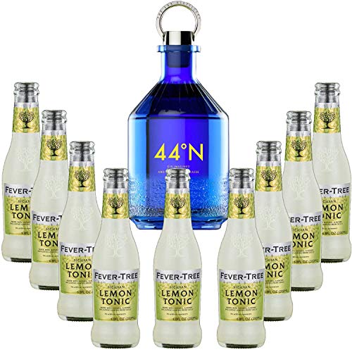 Pack Gintonic - Gin Numero 44 + 9 Fever Tree Sicilian Lemon Water - (50cl + 9 * 20cl)