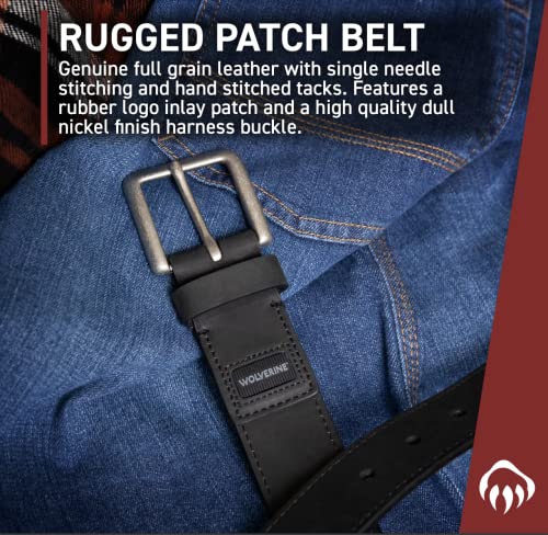 Image of Wolverine Full Grain Leather | Workwear | Heavy Duty | Durable | Everyday | Classic | Casual | Metal Buckle